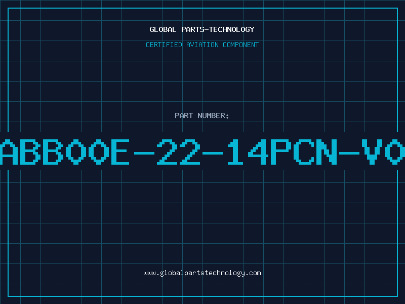 Aviation Part ABB00E-22-14PCN-V0