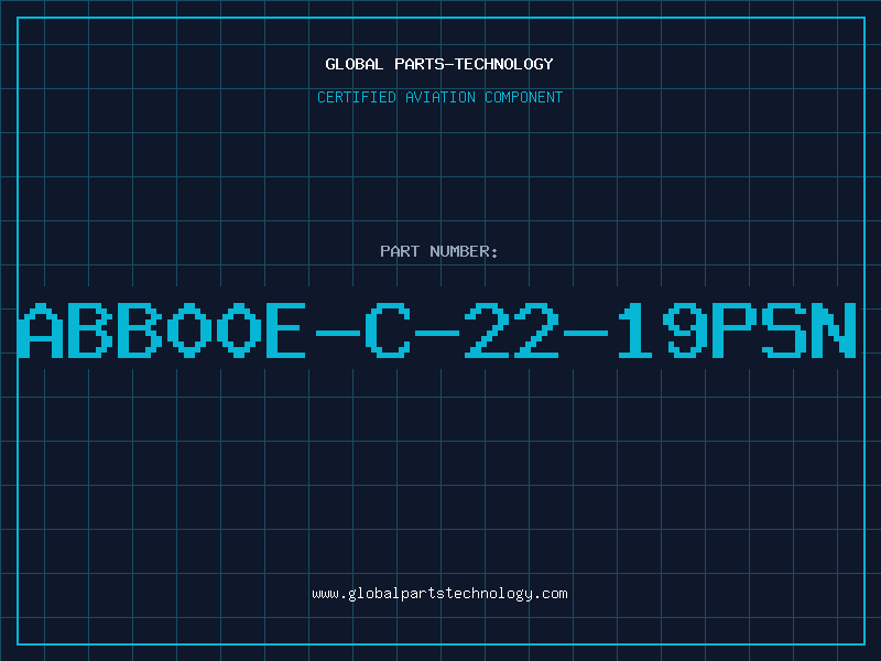 Aviation Part ABB00E-C-22-19PSN