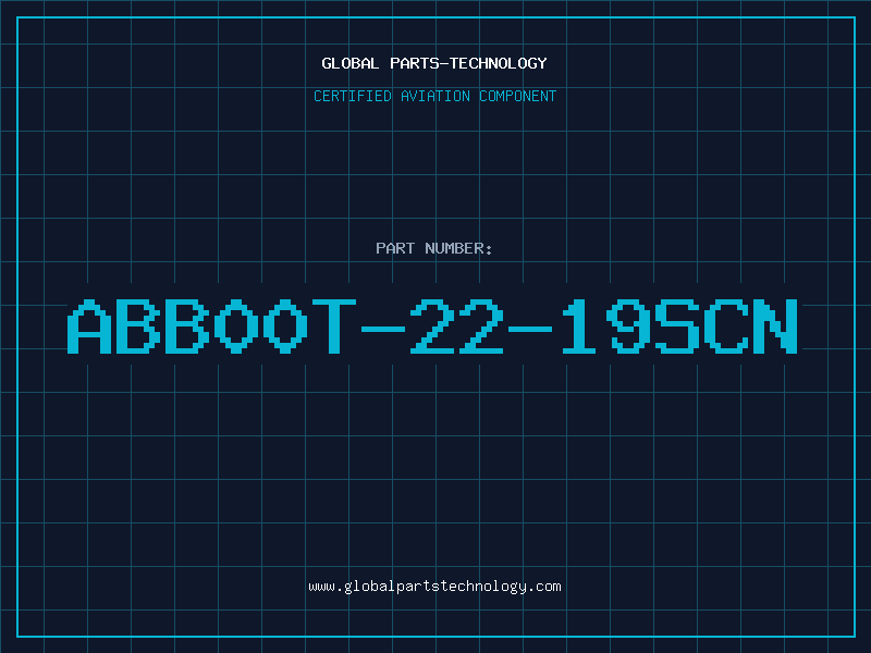 Aviation Part ABB00T-22-19SCN