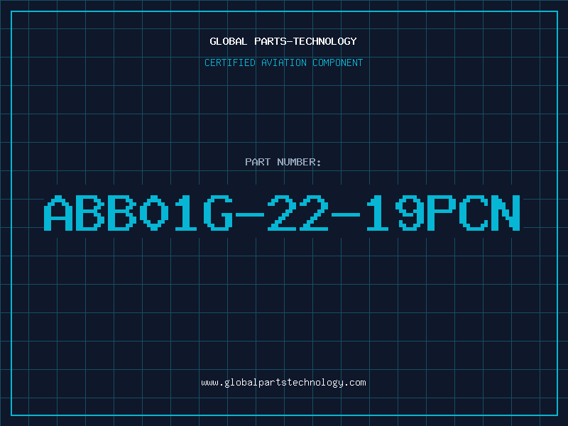 Aviation Part ABB01G-22-19PCN