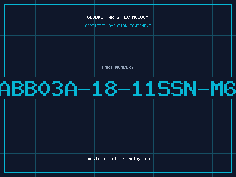 Aviation Part ABB03A-18-11SSN-M6