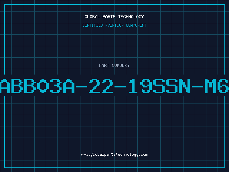 Aviation Part ABB03A-22-19SSN-M6
