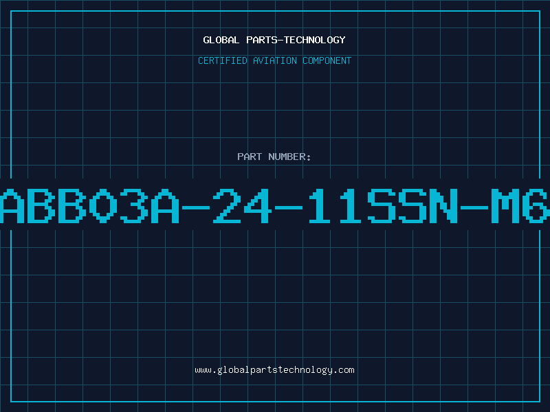 Aviation Part ABB03A-24-11SSN-M6
