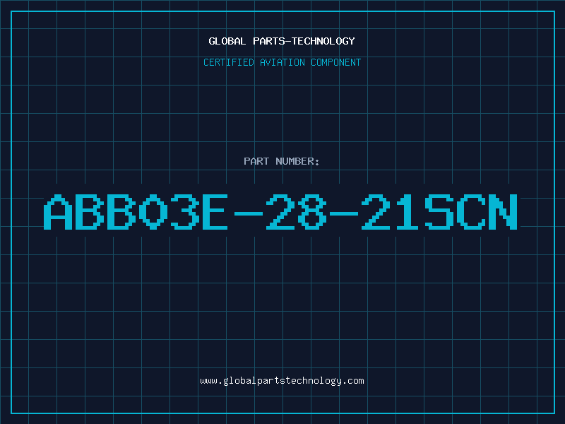 Aviation Part ABB03E-28-21SCN