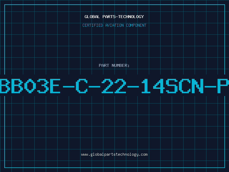 Aviation Part ABB03E-C-22-14SCN-P3