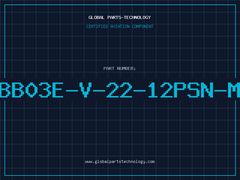 Aviation Part ABB03E-V-22-12PSN-M6