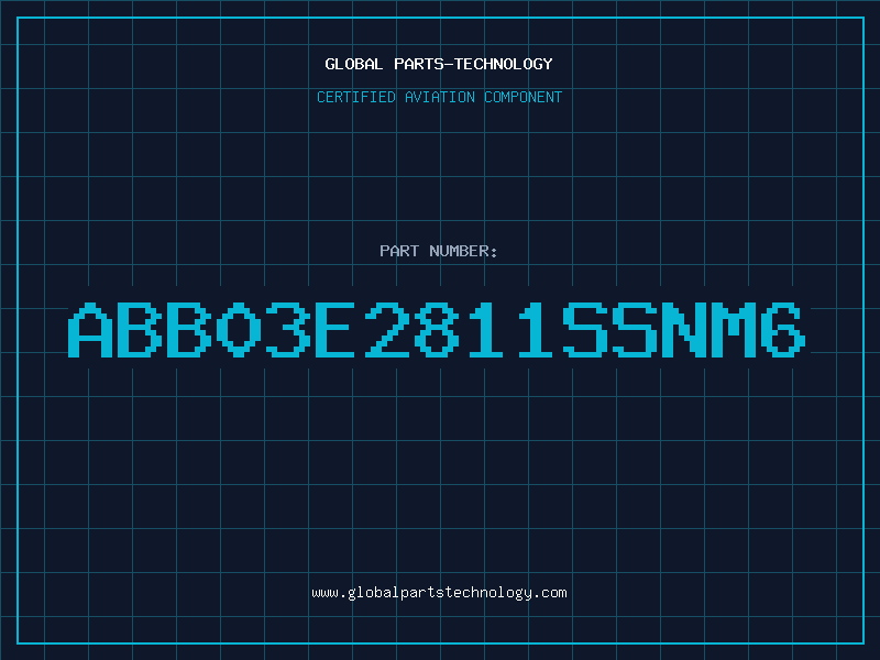 Aviation Part ABB03E2811SSNM6
