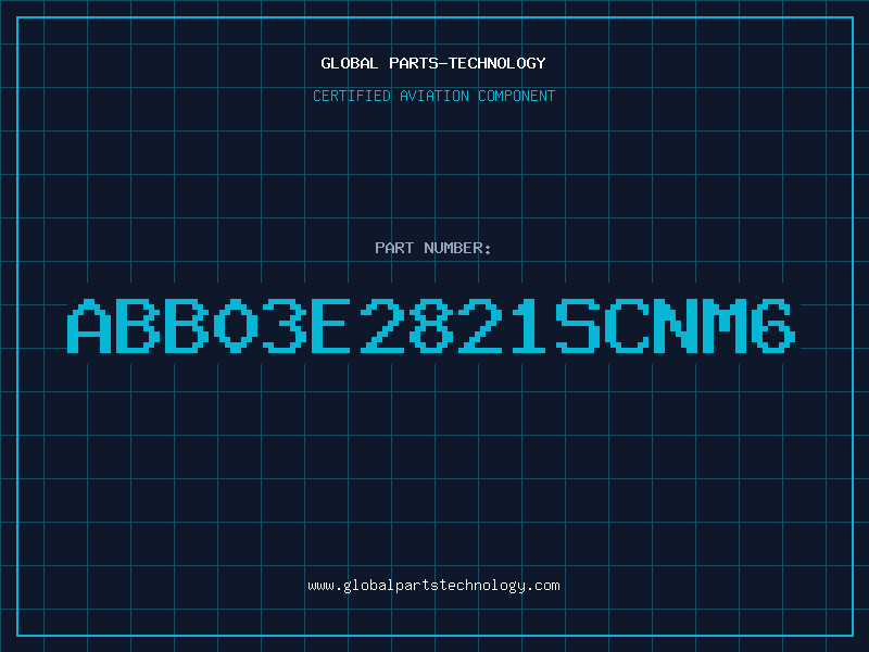 Aviation Part ABB03E2821SCNM6
