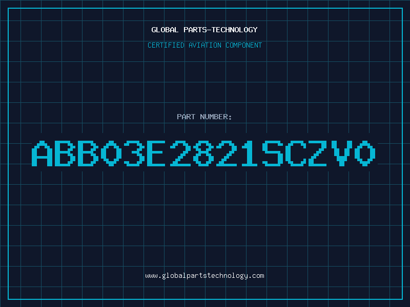 Aviation Part ABB03E2821SCZV0