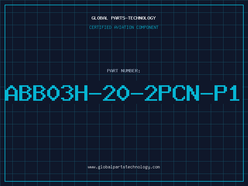 Aviation Part ABB03H-20-2PCN-P1