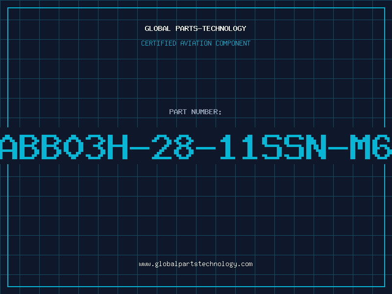 Aviation Part ABB03H-28-11SSN-M6
