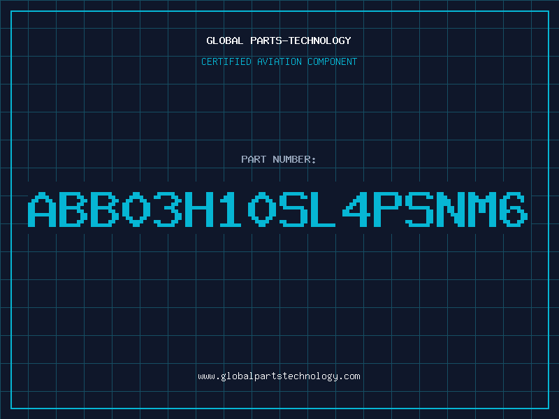 Aviation Part ABB03H10SL4PSNM6