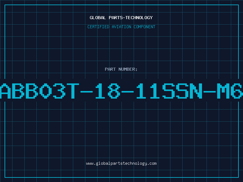 Aviation Part ABB03T-18-11SSN-M6