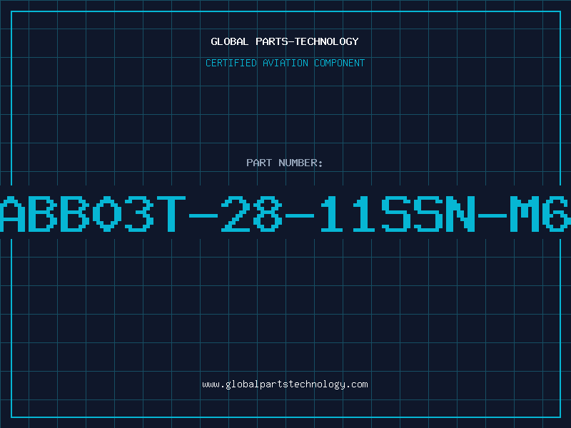 Aviation Part ABB03T-28-11SSN-M6