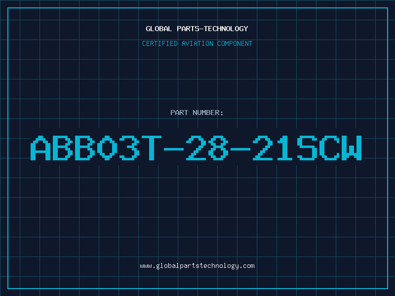 Aviation Part ABB03T-28-21SCW