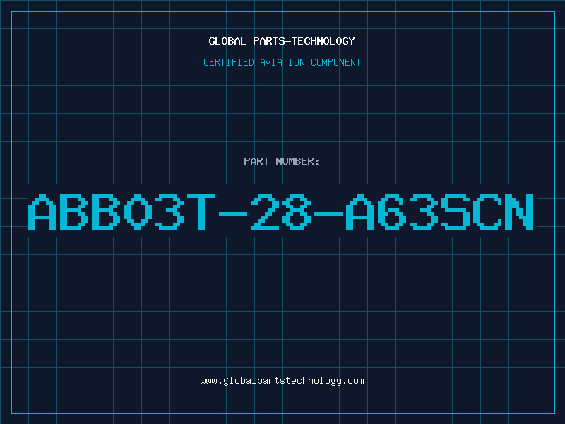 Aviation Part ABB03T-28-A63SCN