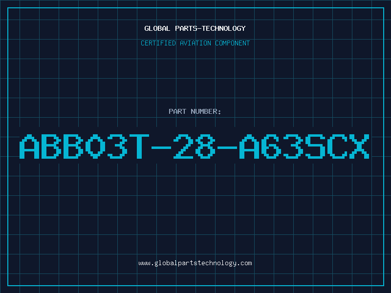 Aviation Part ABB03T-28-A63SCX