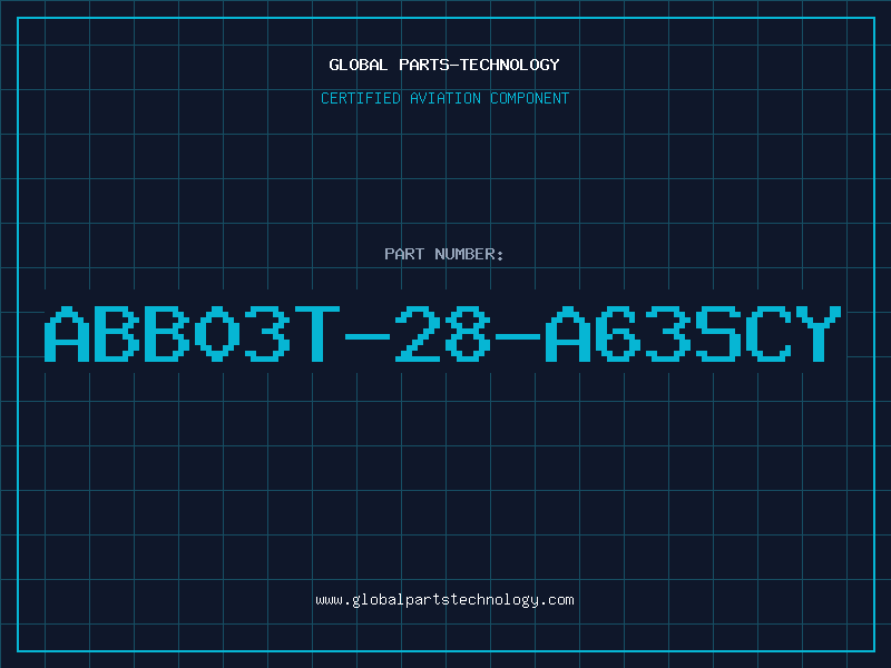 Aviation Part ABB03T-28-A63SCY