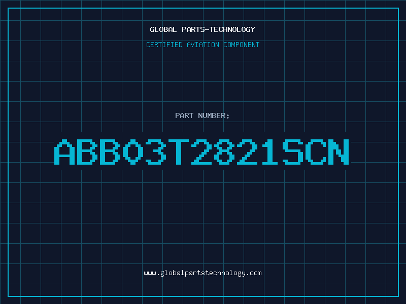 Aviation Part ABB03T2821SCN