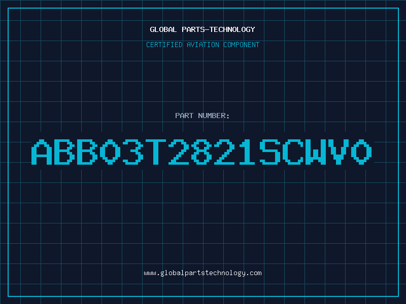 Aviation Part ABB03T2821SCWV0