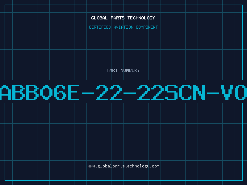 Aviation Part ABB06E-22-22SCN-VO