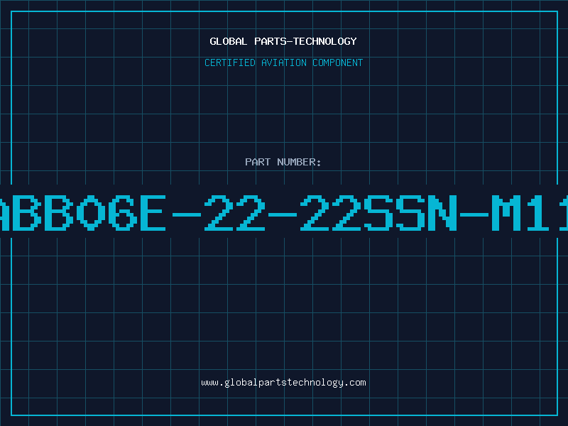 Aviation Part ABB06E-22-22SSN-M11