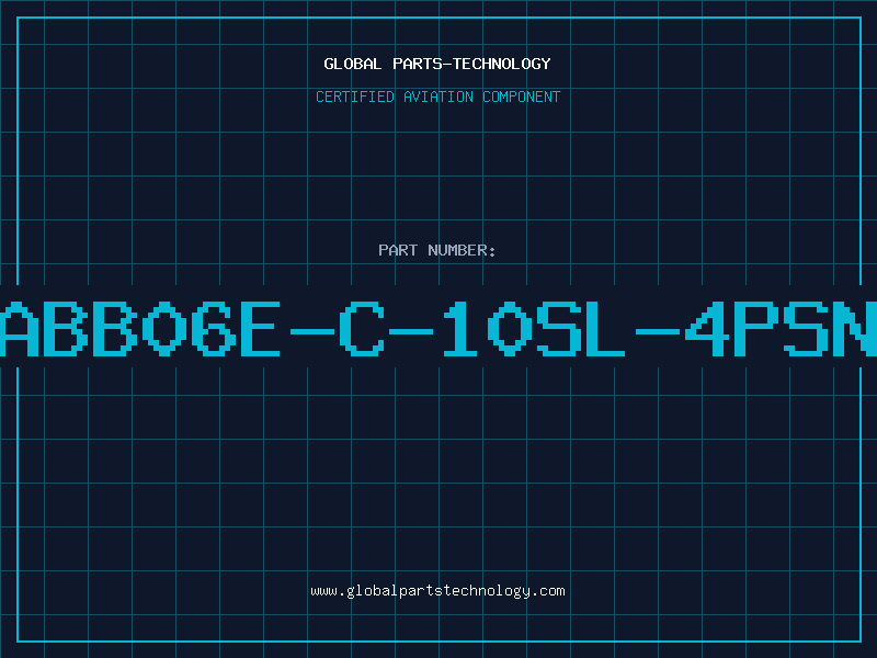 Aviation Part ABB06E-C-10SL-4PSN