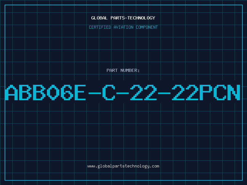 Aviation Part ABB06E-C-22-22PCN