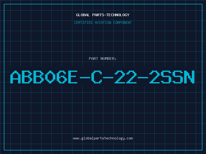 Aviation Part ABB06E-C-22-2SSN