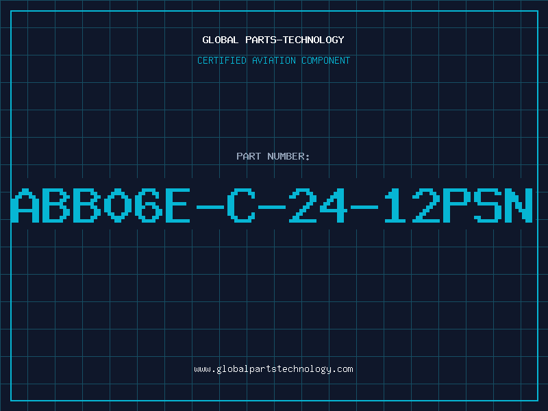 Aviation Part ABB06E-C-24-12PSN