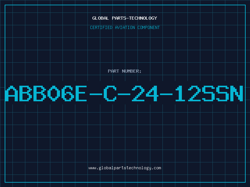 Aviation Part ABB06E-C-24-12SSN