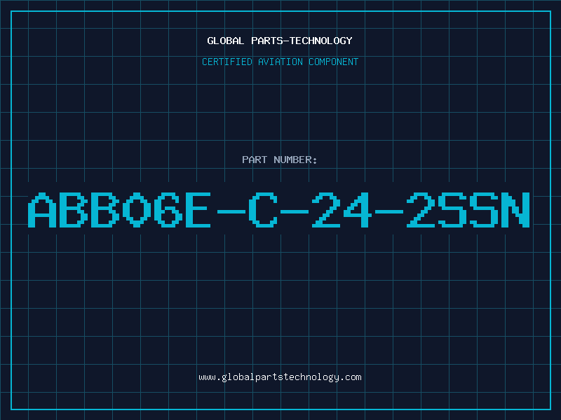 Aviation Part ABB06E-C-24-2SSN