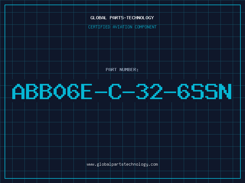 Aviation Part ABB06E-C-32-6SSN