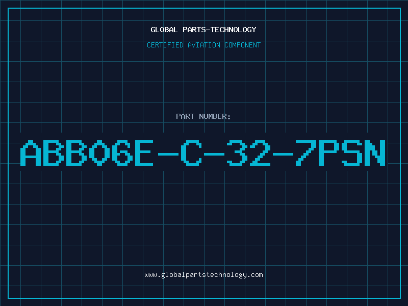 Aviation Part ABB06E-C-32-7PSN