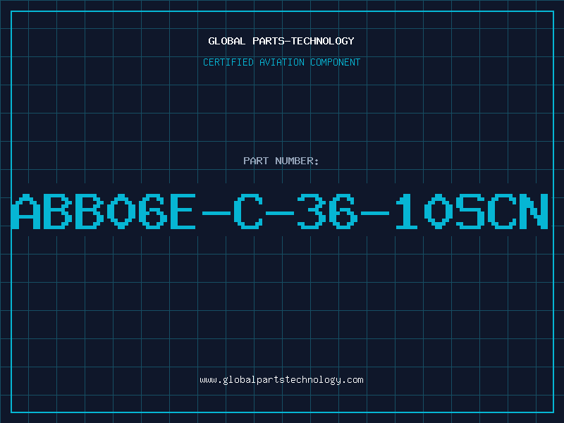 Aviation Part ABB06E-C-36-10SCN
