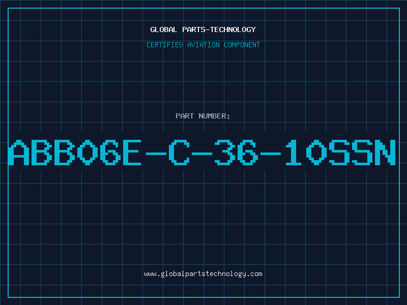 Aviation Part ABB06E-C-36-10SSN
