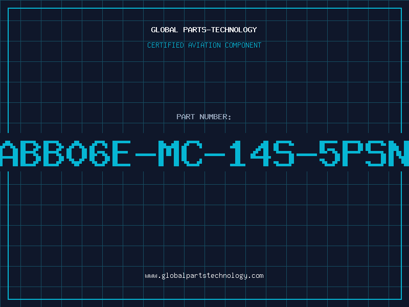 Aviation Part ABB06E-MC-14S-5PSN