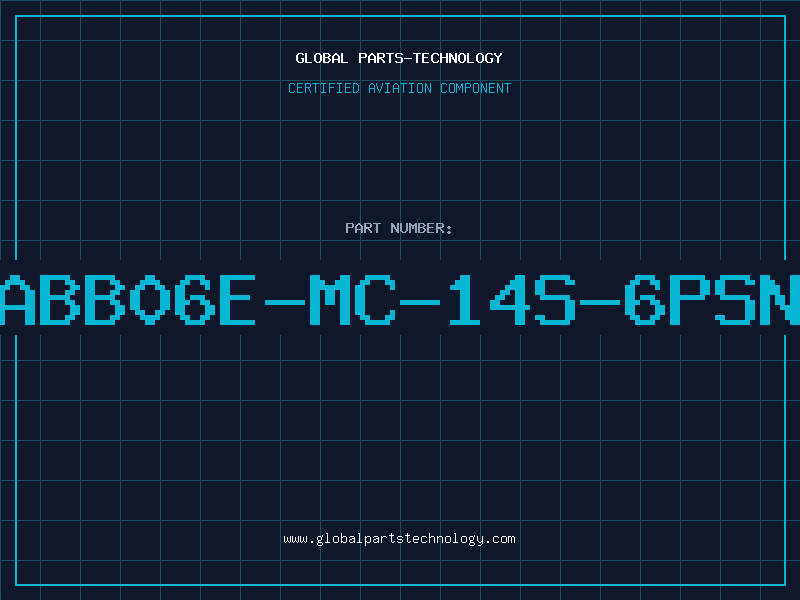 Aviation Part ABB06E-MC-14S-6PSN