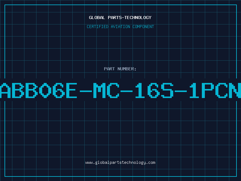 Aviation Part ABB06E-MC-16S-1PCN