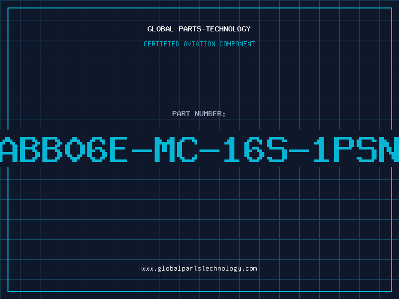 Aviation Part ABB06E-MC-16S-1PSN