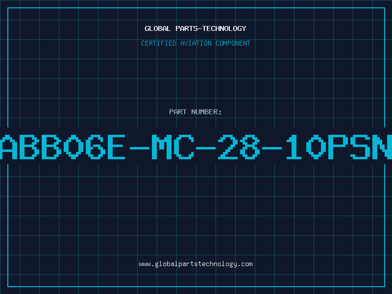 Aviation Part ABB06E-MC-28-10PSN
