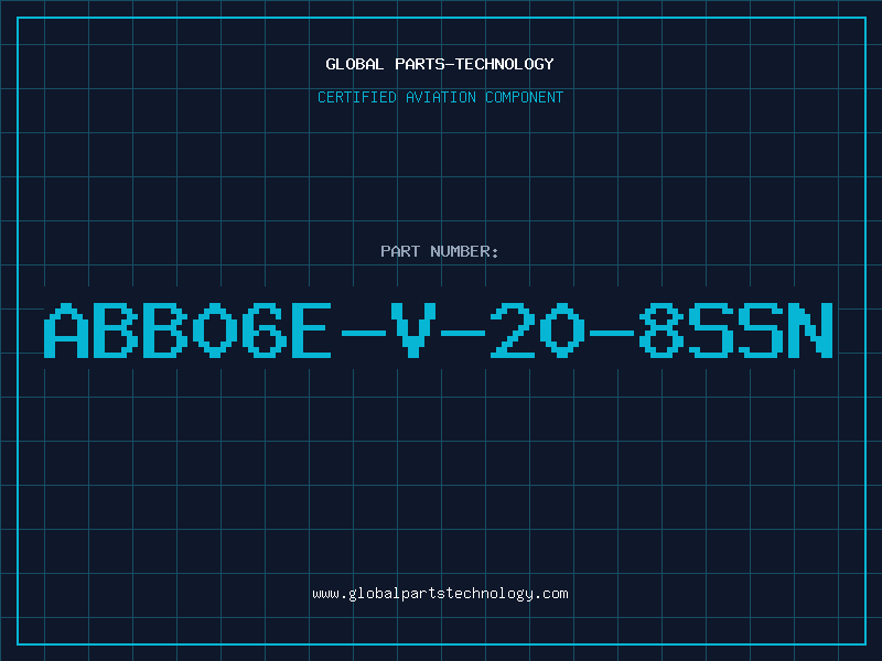 Aviation Part ABB06E-V-20-8SSN