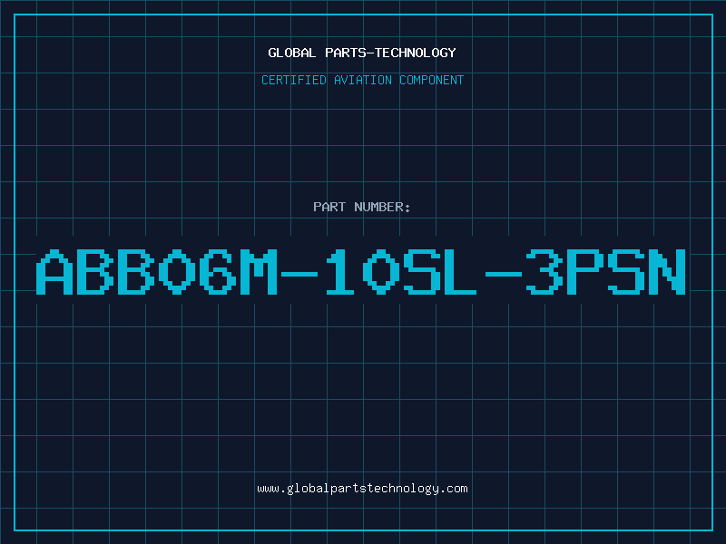 Aviation Part ABB06M-10SL-3PSN