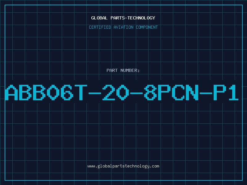 Aviation Part ABB06T-20-8PCN-P1