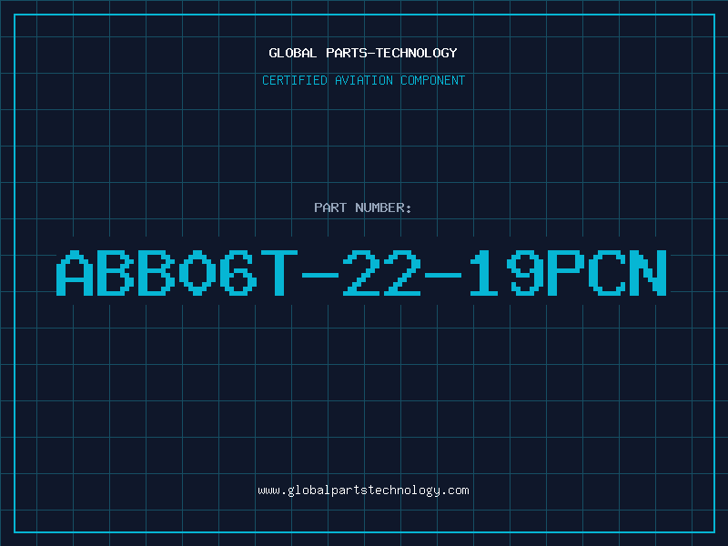 Aviation Part ABB06T-22-19PCN