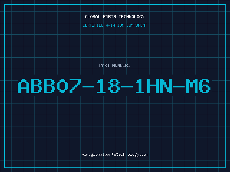 Aviation Part ABB07-18-1HN-M6
