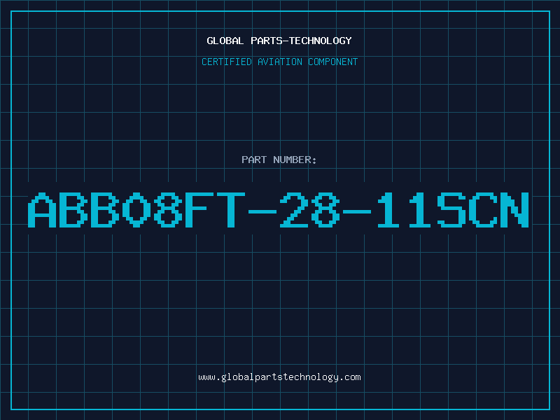 Aviation Part ABB08FT-28-11SCN