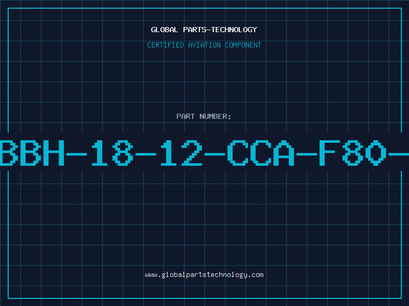 Aviation Part ABBH-18-12-CCA-F80-M