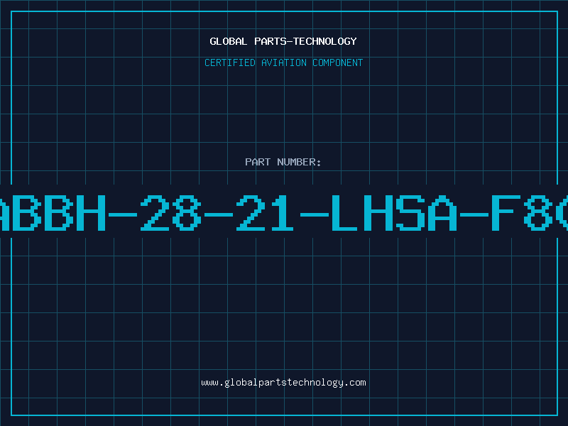 Aviation Part ABBH-28-21-LHSA-F80