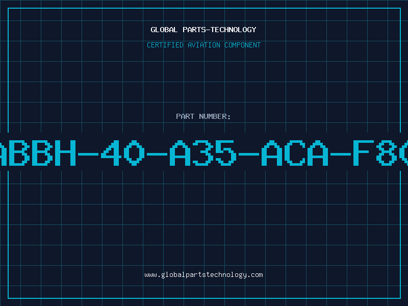 Aviation Part ABBH-40-A35-ACA-F80